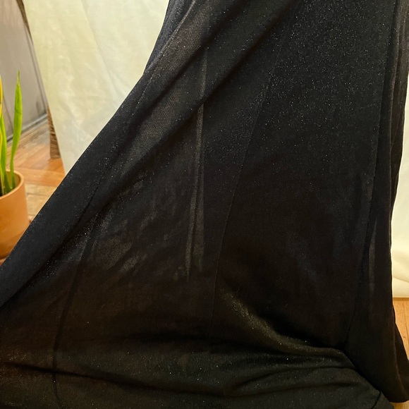 Vintage Couture NWT black shimmer gown - Picture 6 of 8